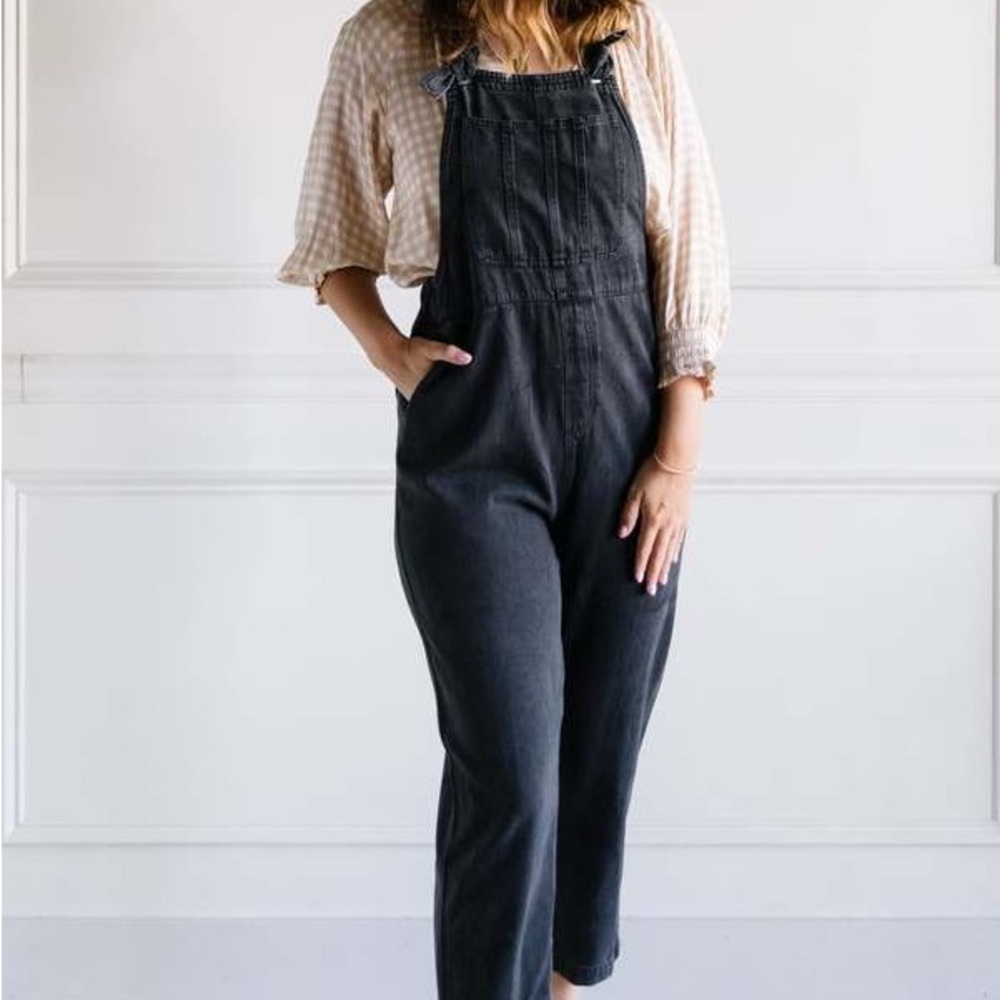 MIOU MUSE Overalls - Washed Black